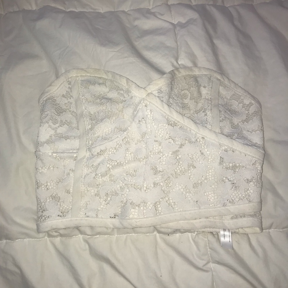 Lace Cropped Bustier